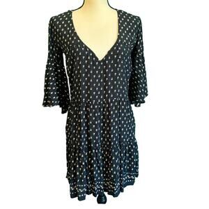 Faithfull The Brand Anthropologie Fresa Tunic Mini Dress Women's Medium